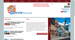Desktop Screenshot of kvstravel.com