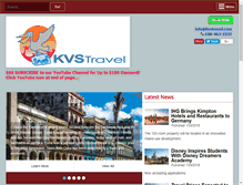 Tablet Screenshot of kvstravel.com